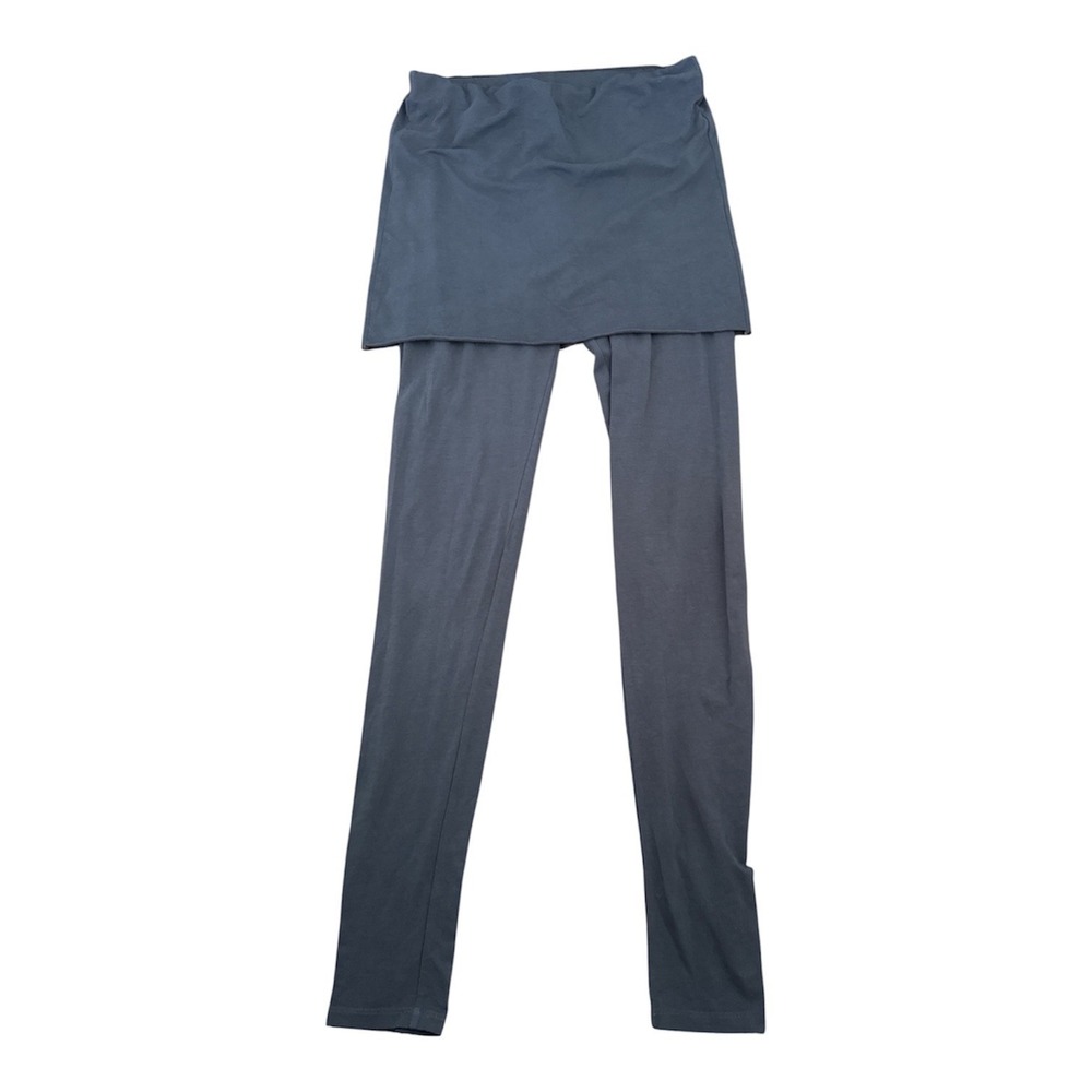 Splendid Womens Skort Leggings Charcoal Gray Supima Cotton Modal SBML2368 XS